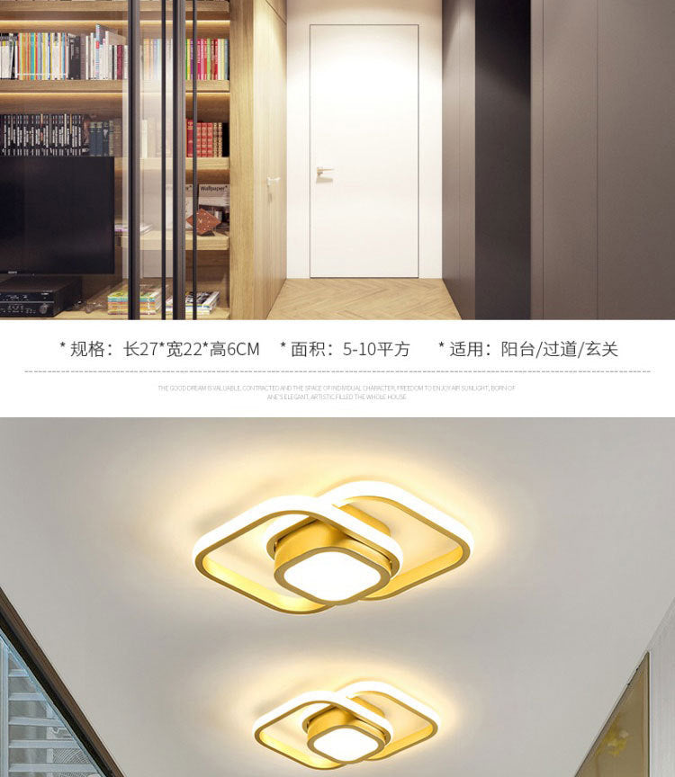 Exclusive Simple Aisle Light Nordic Ceiling Light Corridor Entrance Hallway Balcony LED Cloakroom Light
