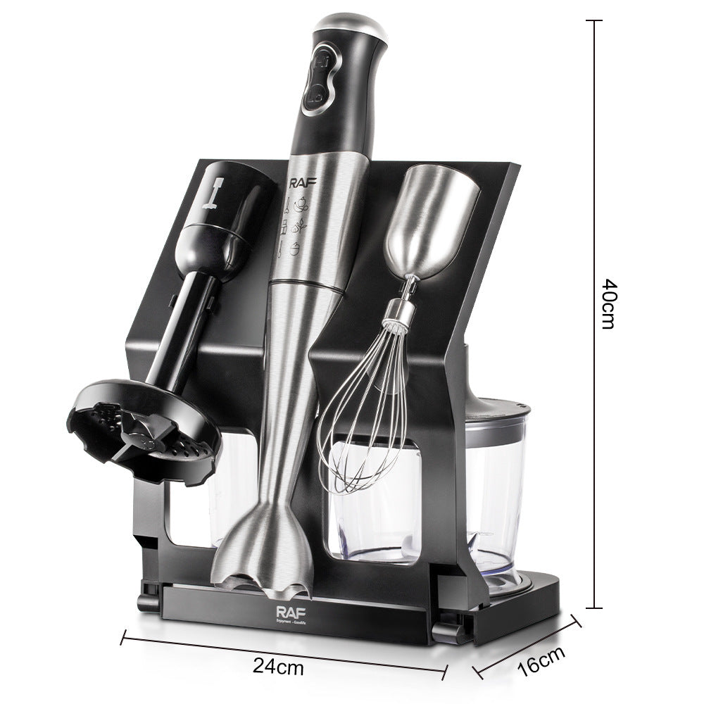 RAF EU Standard Portable Household Handheld Electric Stainless Steel Food Mixer Cooking Stick Blender300