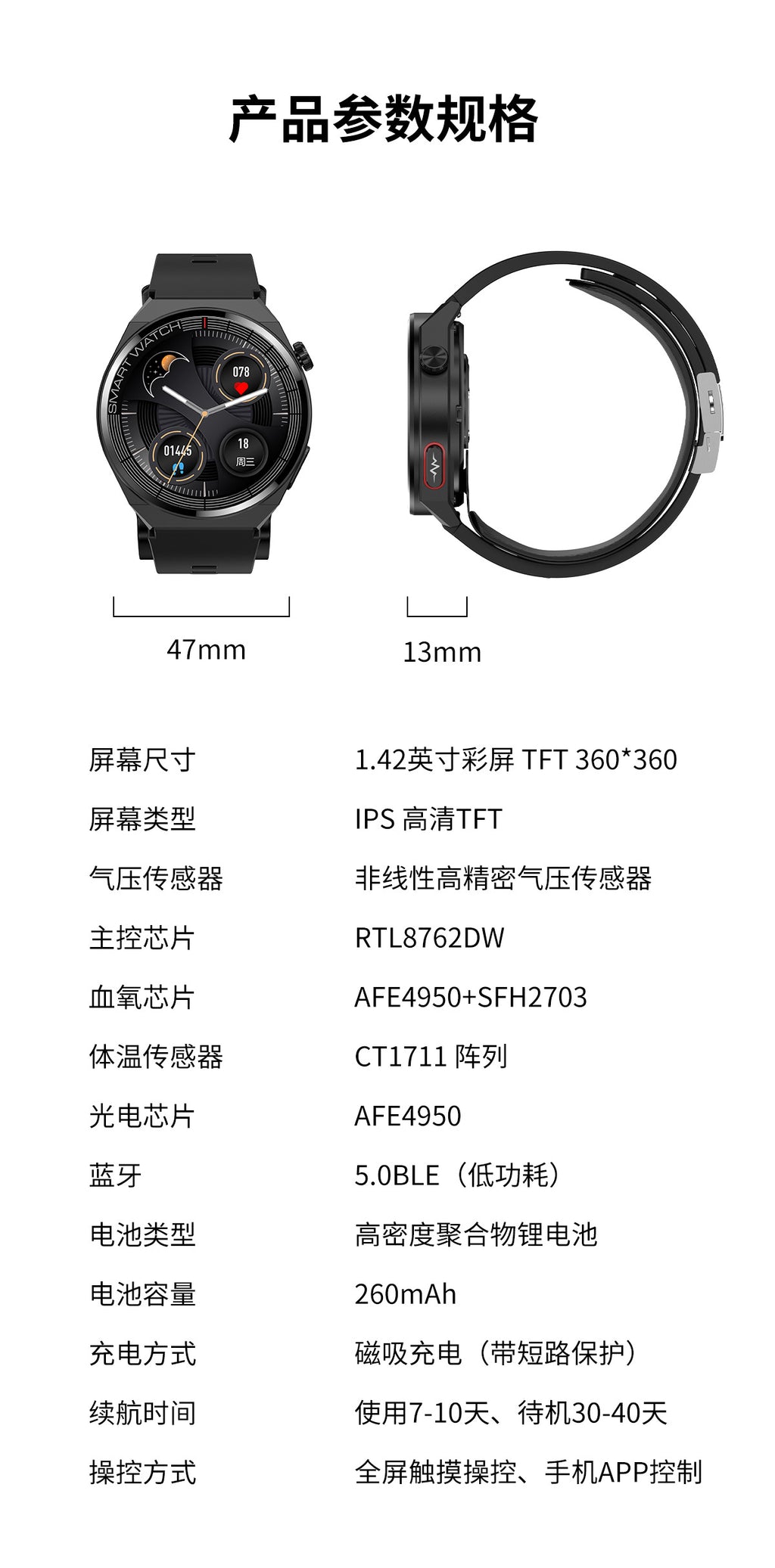 S22Air Pump Type Precision Blood Pressure Smart Watch ecg ECG Health Monitoring Blood Pressure Health Smart Watch