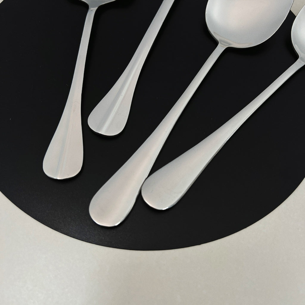 Hotel Stainless Steel Serving Spoon Restaurant Large Serving Spoon Soup Spoon Service Spoon Large Spoon Thickened Canteen Public Spoon