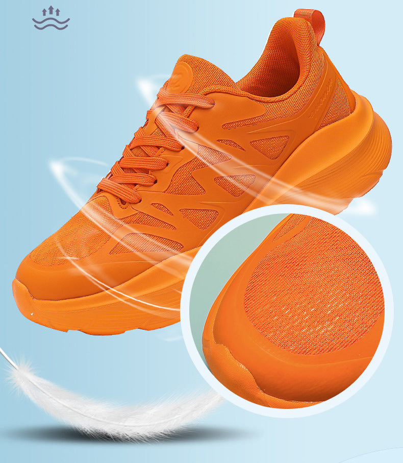 Autumn Live Streaming Cushioned Running Shoes Versatile Trendy Shoes Men's Shoes Women's Shoes Large Size Lightweight Sports Shoes Lightweight Cushioned