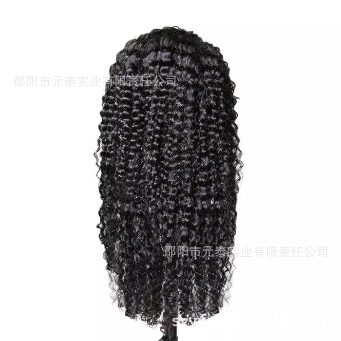 Curly Lace Front Synthetic  Wig Lace Frontal for Black Women