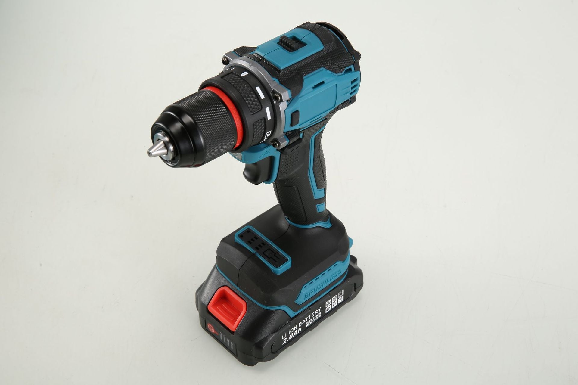 Factory Wholesale New Model21V Two-Speed Lithium Electric Drill Rechargeable High-Power Hand Drill with Accessories Plastic Box Impact Drill