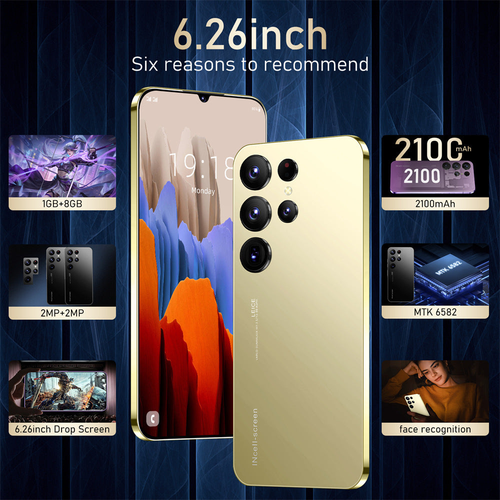 202516+1T Smartphone S23Ultra HD Large Screen4G Android Smartphone