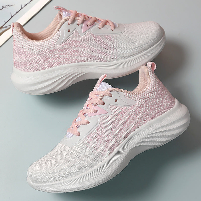 Plus Size Women's Shoes Mesh Breathable Sports Shoes Casual Shoes Lightweight Student Running Shoes Soft Sole Travel Shoes