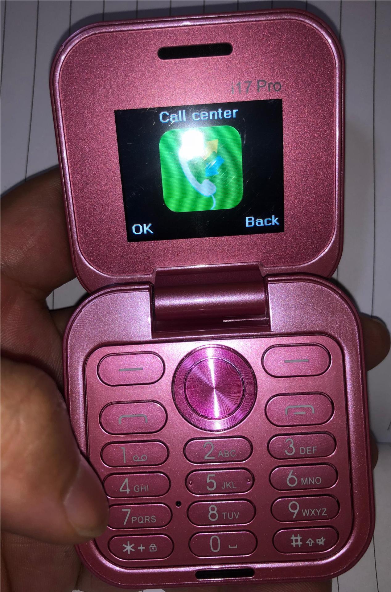 New i17Pro Mobile Phone Multi-Language Folding Flip Cover Foreign Language Phone i16 i15Pro Button Phone