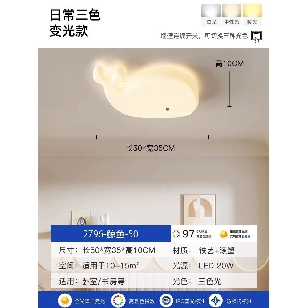 Children's Room Bedroom Ceiling Lamp Full Spectrum Eye Protection led Boys and Girls Cloud Room Cream Style Internet Celebrity Lighting