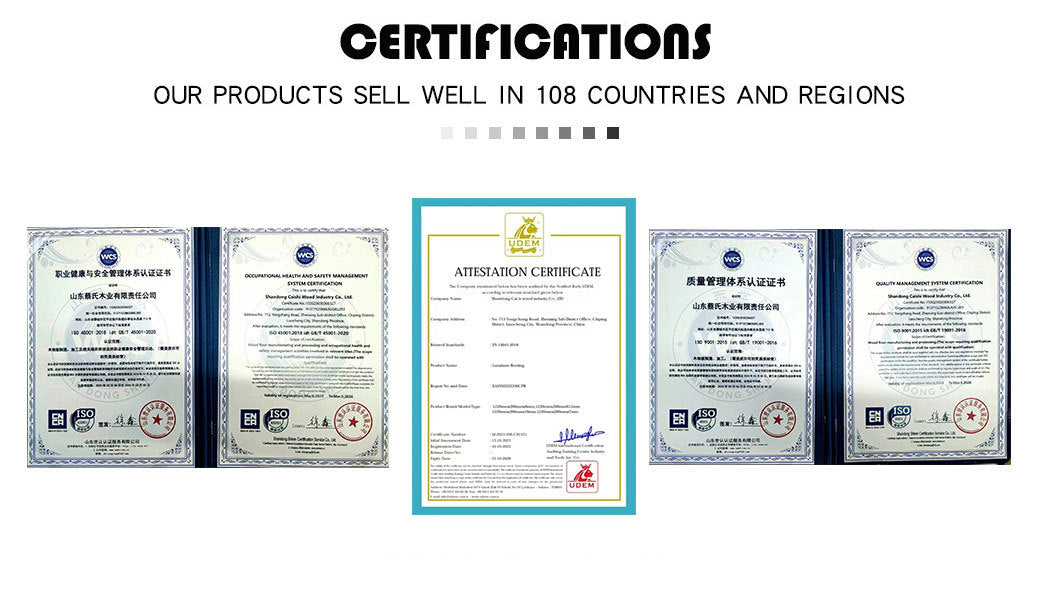 Nordic Cool Color Series Waterproof Locking Laminate Flooring for Home and Commercial Use12mm Engineered Wood Flooring