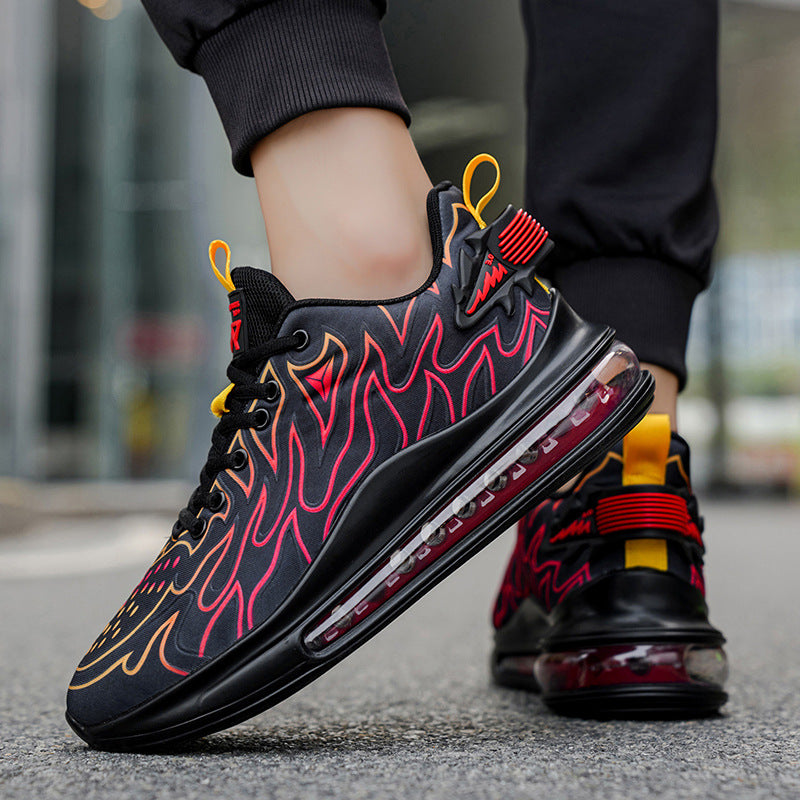 2025New Fashion Trend Colorful Running Shoes Casual Sports Men's Shoes Air Cushion Shock Absorption Large Size Sports Shoes