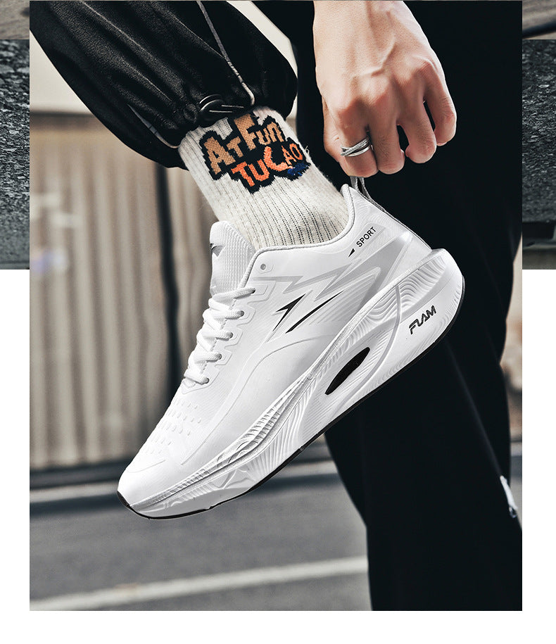 New Feiran Real Explosive Carbon Plate Ultra-light Rebound Couple Running Shoes Youth Non-slip Racing Training Sports Shoes