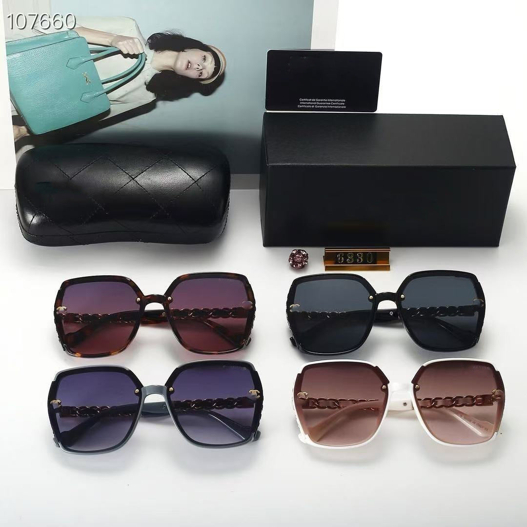 New High-End Large Frame Sunglasses for Women, European and American Style, Trendy Women's Sunglasses2025High-end versatile sunshade glasses
