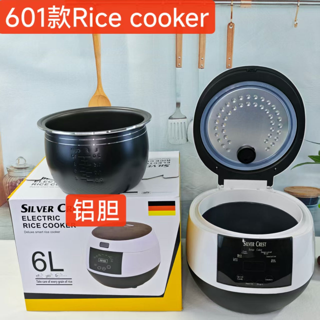 新款智能触控6升电饭煲家用多功能大容量预约定时电饭煲批发
