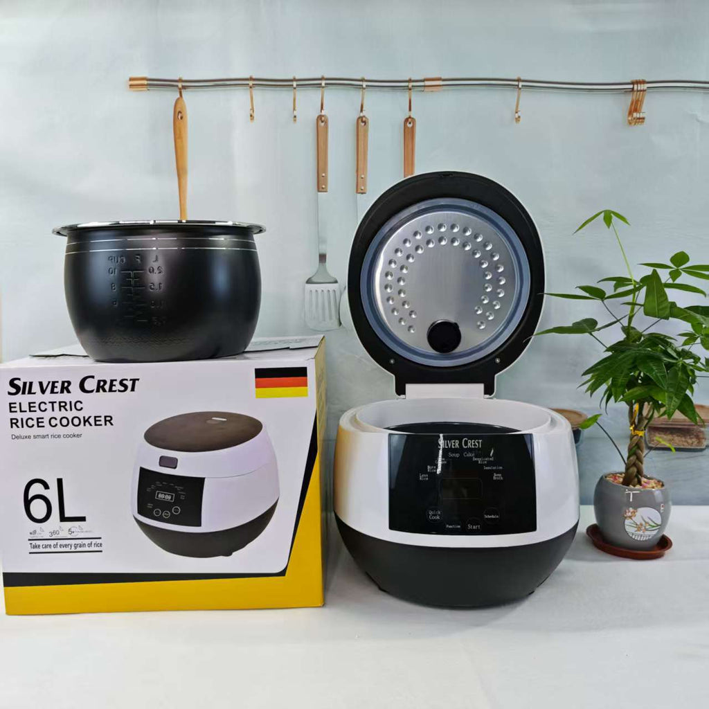 新款智能触控6升电饭煲家用多功能大容量预约定时电饭煲批发