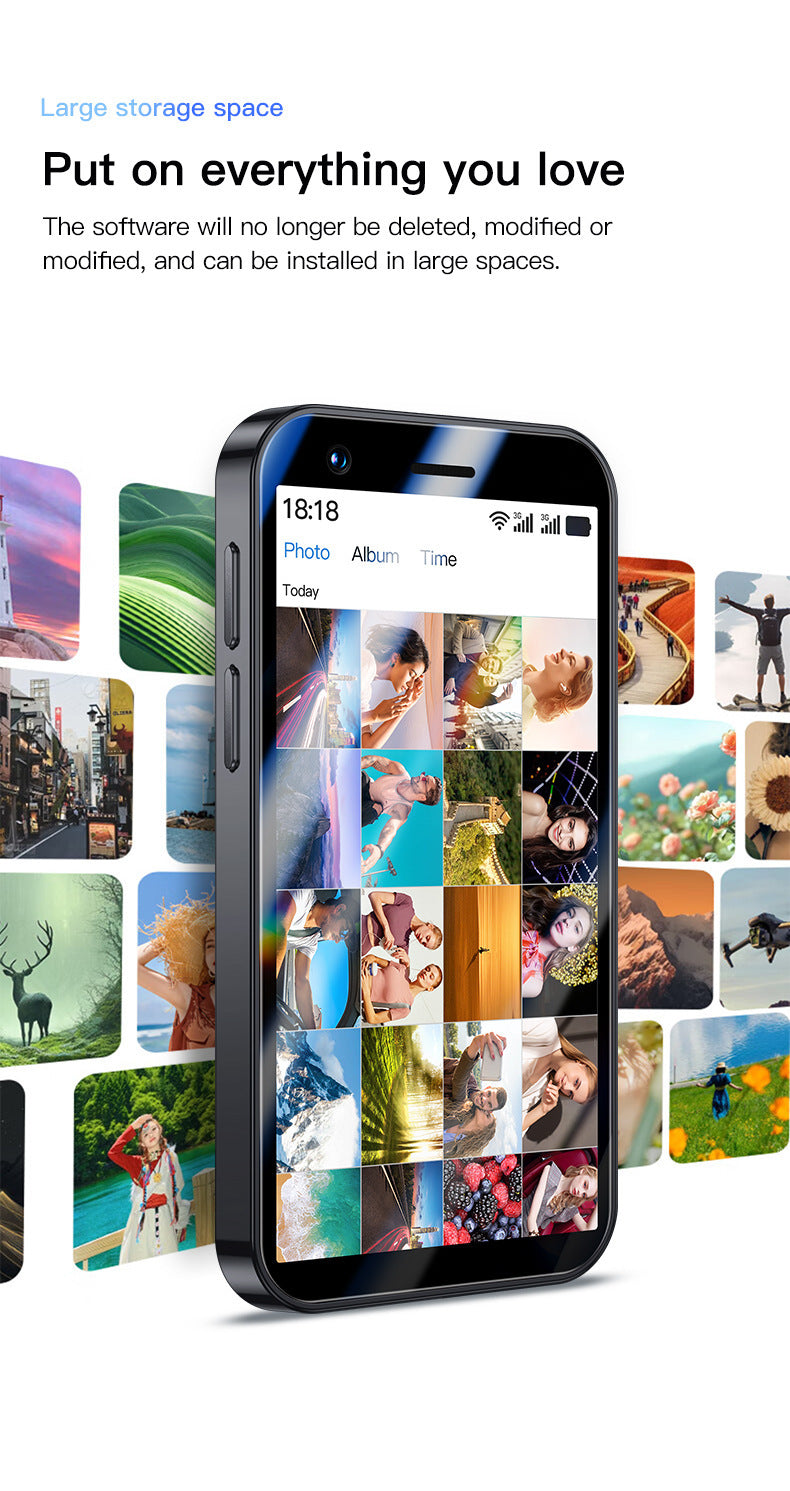 P7 Pro Mini Smartphone3.0Inch Screen Dual SIM Dual Standby mini Card Phone Export