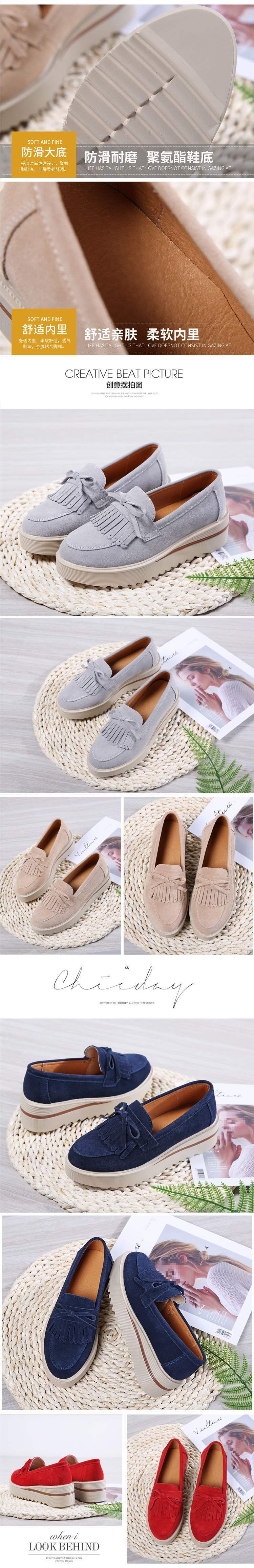 VIVIDENT New Spring and Autumn Platform Shoes for Women, Thick Sole Wedge, Large Size Slip-On Casual Mom Shoes