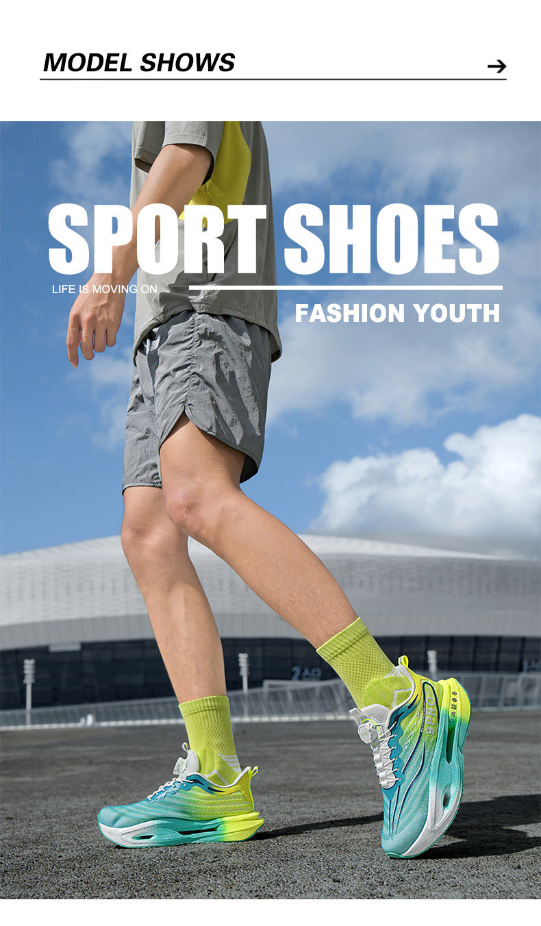 2025New Red Rabbit9pro Running Shoes Fashion Casual Carbon Plate Racing Running Shoes Double Layer Mesh Ultra Light Sports Shoes