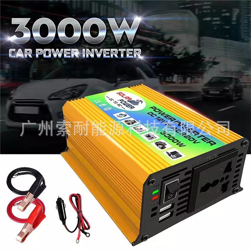 Tang Dynasty Car Inverter300W 12V Turn220V 110V Double USB Mouth car power inverte