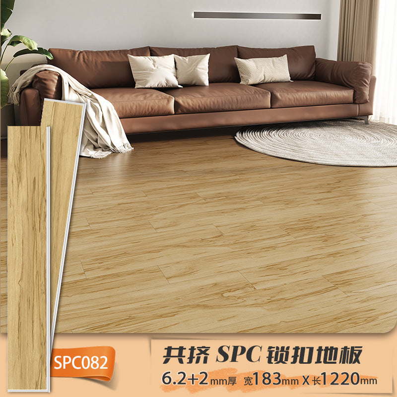 Anti-Slip Waterproof Fireproof Locking Eco-Friendly Flooring Commercial Project spc Stone Plastic Locking Type PVC Stone Crystal Flooring