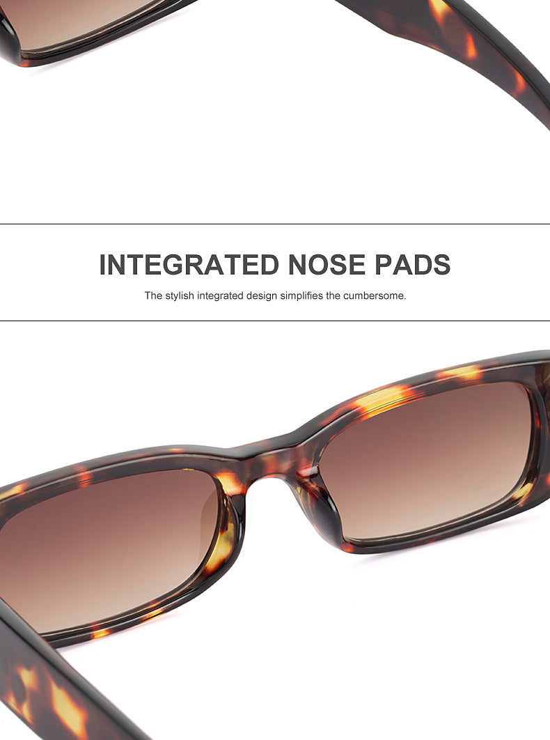 New Small Frame Sunglasses for Women, European and American Fashion, Internet Celebrity Style, High-End Glasses Trend sunglasses