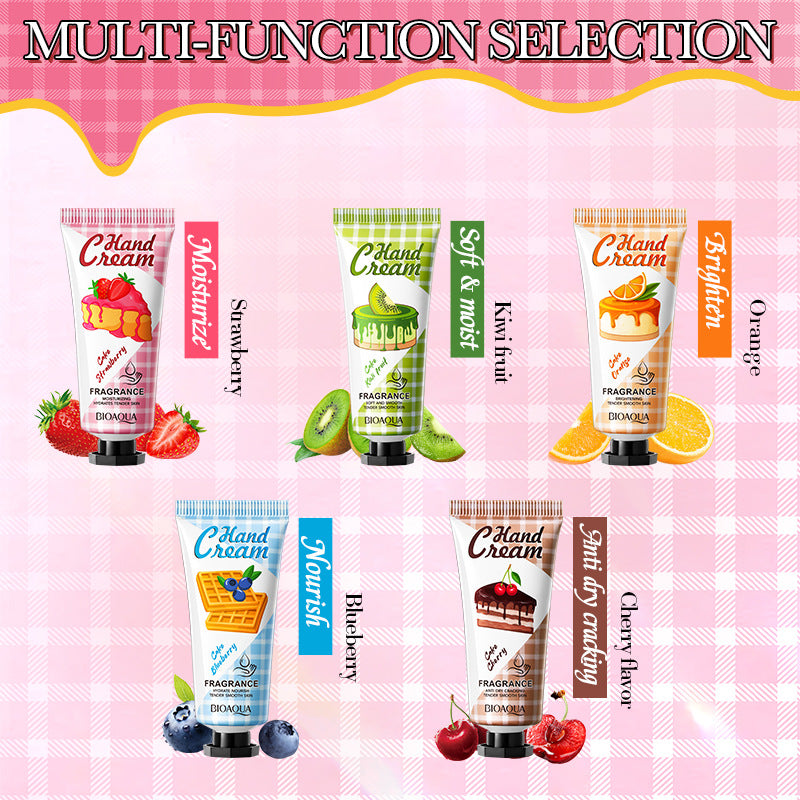 Full English Strawberry Cake Hand Cream BIOAOUA Fragrance Hand Cream  Foreign Trade Wholesale