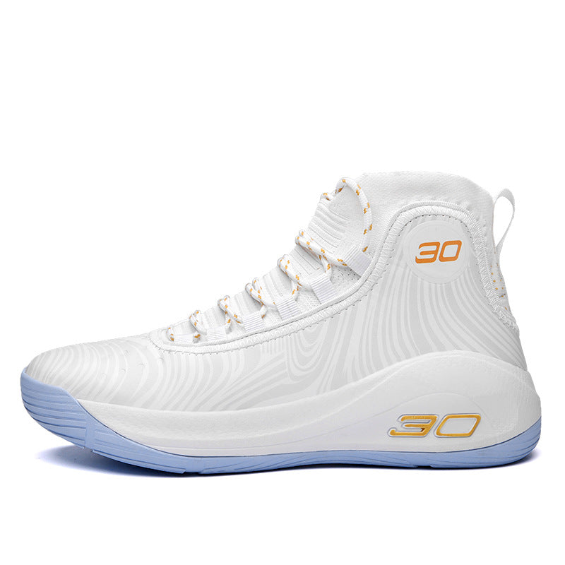 2025New Youth Support Shock Absorption Wear-Resistant Non-Slip Sports Shoes Men's fashion Soft and plaid Basketball Shoes