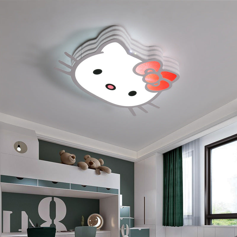 Children's Room Lamp Girl Modern Simple Boy Round Ceiling Lamp Cozy Bedroom Lamp Creative Kindergarten Classroom Lamp