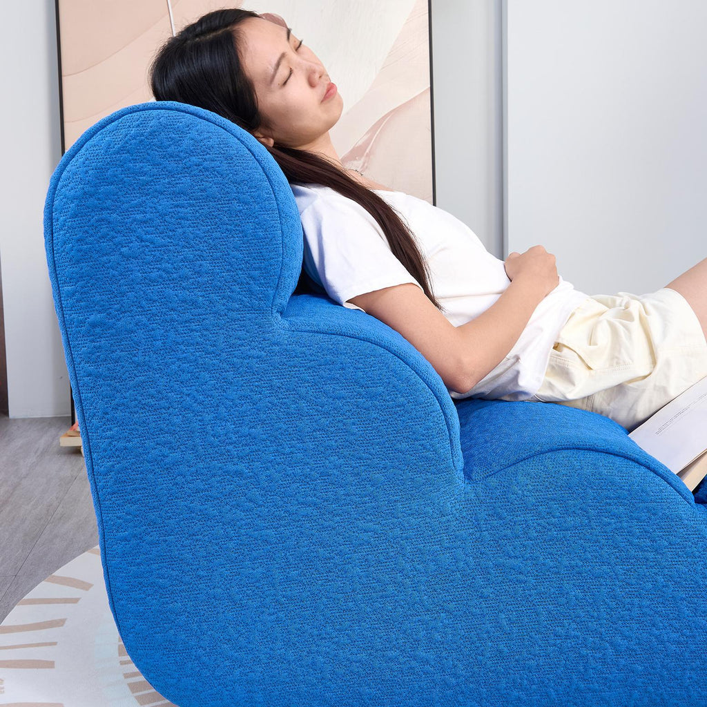 Overseas Version Lazy Sofa Tatami Single Chair Nordic Designer Leisure Chair Living Room Compression Sofa