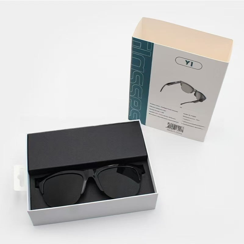 Smart Glasses Y1Answer calls, listen to music, control volume, wake up voice assistant SMART GLASSES Wholesale