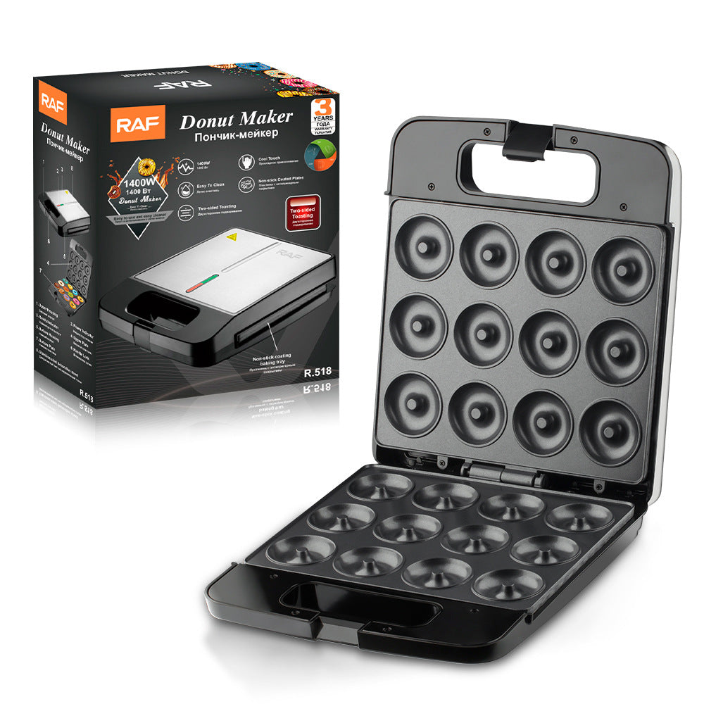 RAF European Standard Household Donut Breakfast Maker Internet Celebrity Mini Cake Round Cake Maker Light Food Machine Baking