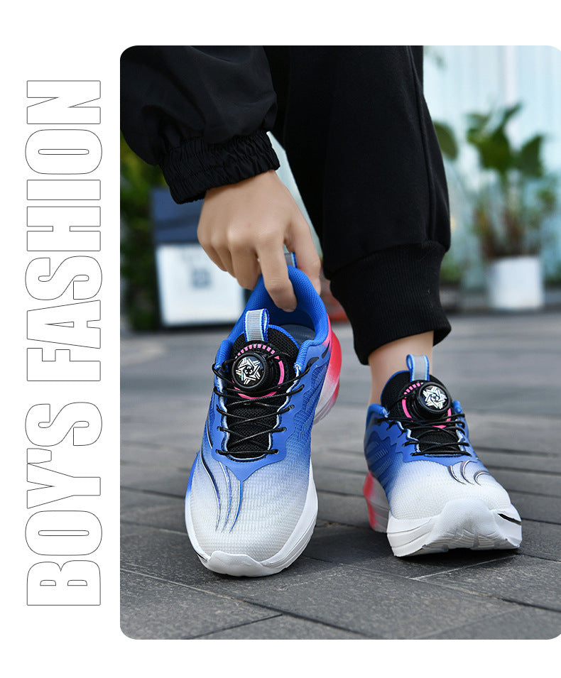 Red Rabbit7Pro Children's Shoes New Fashion Versatile Soft Sole Sports Shoes Breathable Non-Slip Youth Training Running Shoes