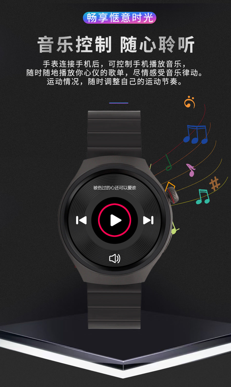 gt4pro Round Screen Smart Watch Bluetooth Call Waterproof Heart Rate Blood Oxygen Monitoring Step Counter Smart Watch