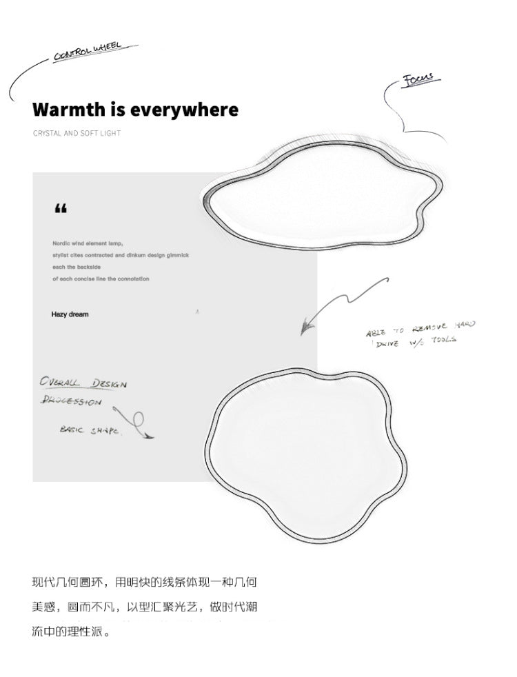 Nordic Style Bedroom Ceiling Light led Lamps Living Room Lamp Simple Modern Elegant Home Study Room Lamp Master Bedroom Lamp