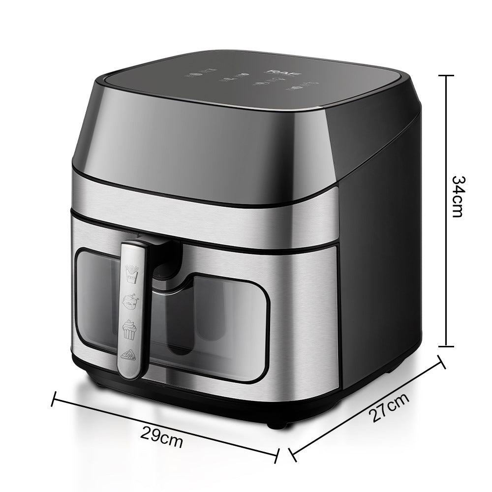 RAF European Standard Air Fryer10L Large Capacity Household Oil-Free Fryer Smokeless Electric Grill Electric Cooking Pot