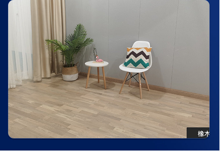 Door-to-Door Installation Old Three-Layer Large Board Pure Three-Layer Solid Wood Floor Oak Log3.0-4.0mm Underfloor Heating