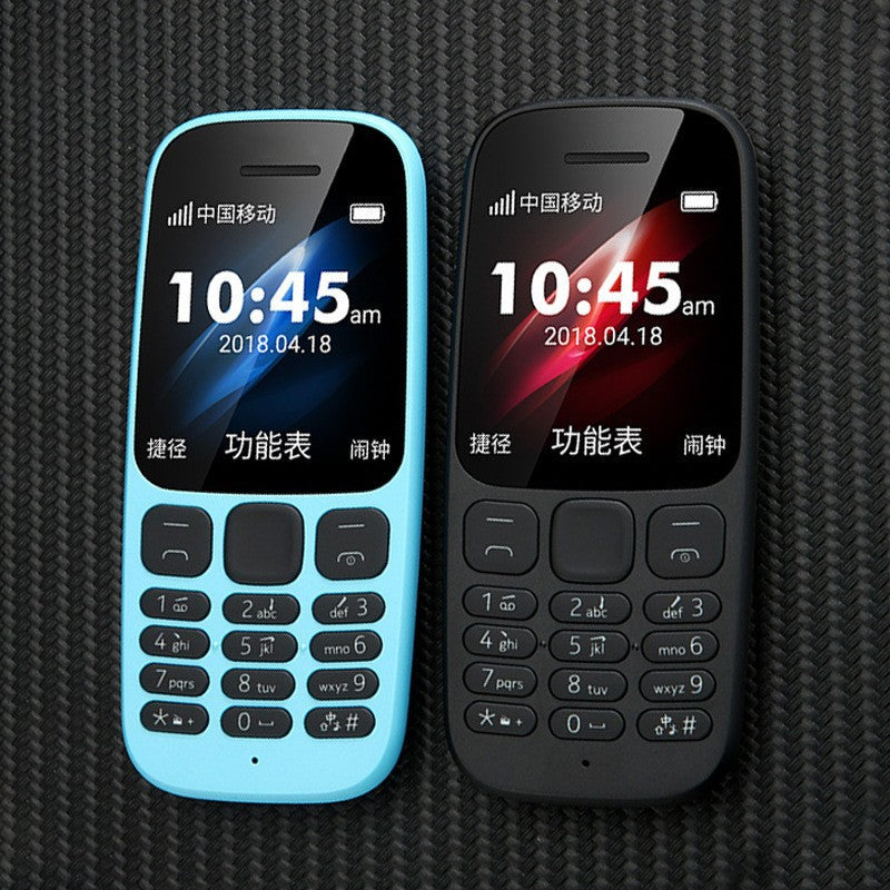 Popular105Dual SIM Senior Phone2G GSM Straight button phone non-smartphone factory wholesale