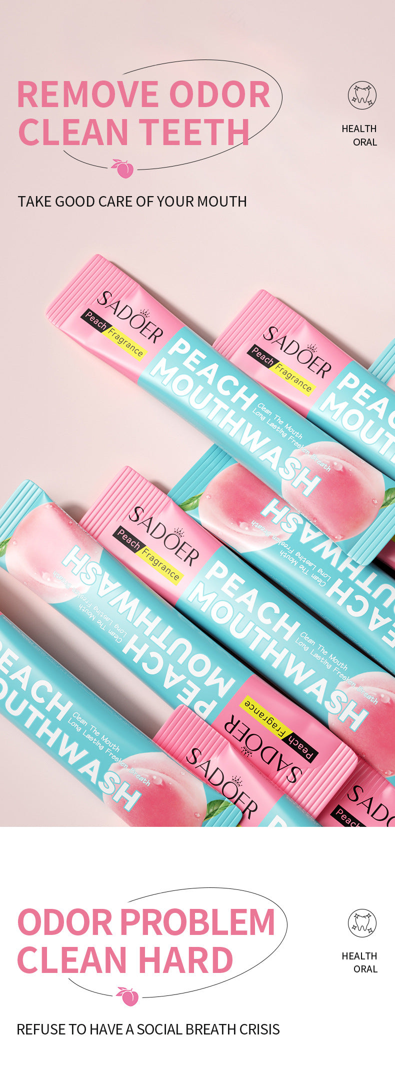 Cross-border Lemon Mouthwash Strips Oral Care Disposable Portable Cleaning Export Manufacturer Wholesale