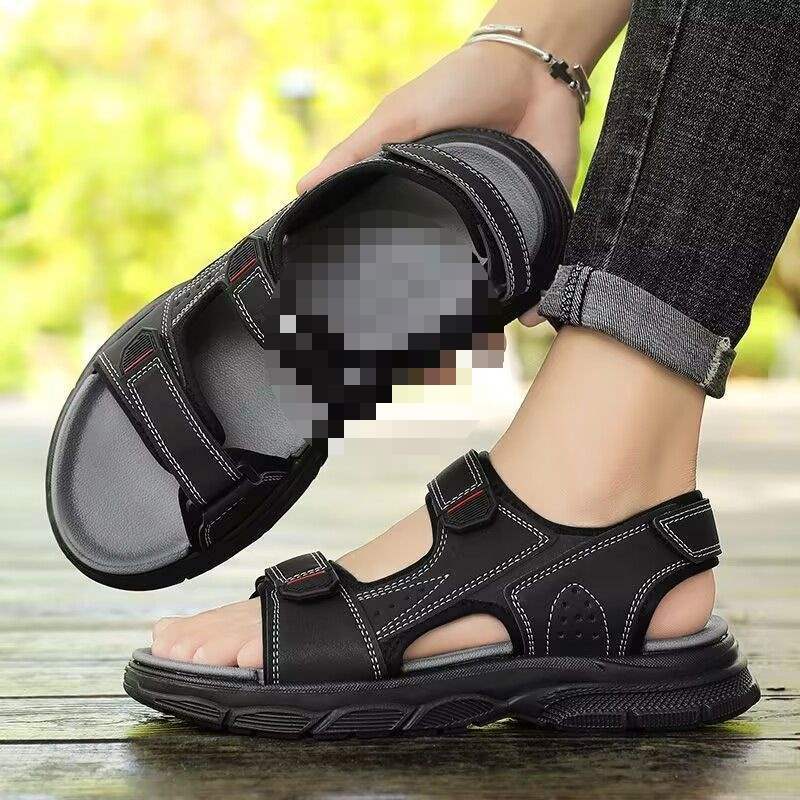 Men's Sandals2025Summer Outerwear ins Trendy Men's Dad Shoes Men's Driving Vietnamese Beach Sandals