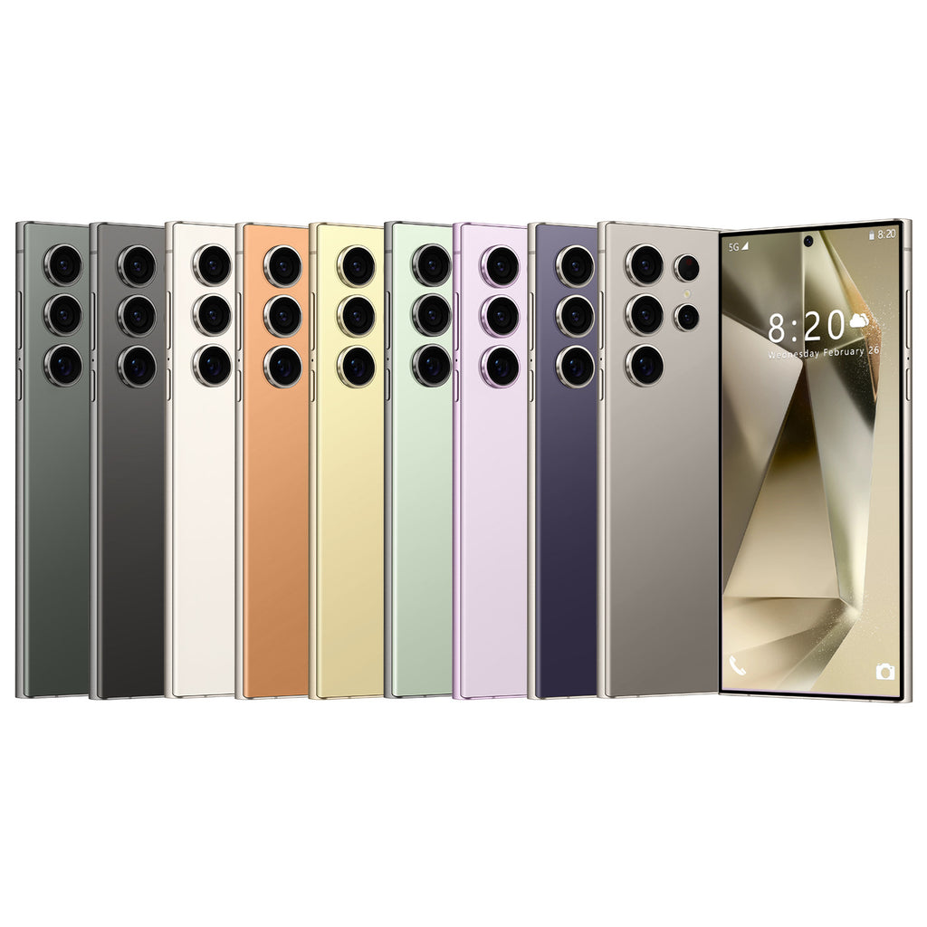 S24 Ultra Smartphone  4+64 High-end7.3Inch Large Screen Android Phone Source Work