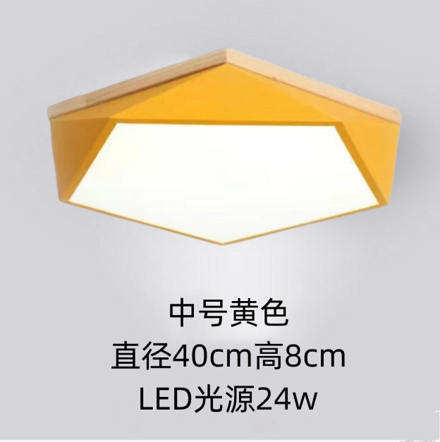 Nordic Bedroom Lamp Simple Modern Creative Macaron led Ceiling lamp for master bedroom, children's lamp, bedroom lamp