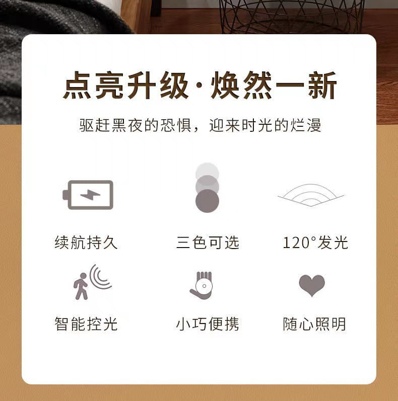 Bedside Smart Sensor Night Light for Baby Feeding, Eye Protection, Customizable from Zhongshan Guzhen Manufacturer