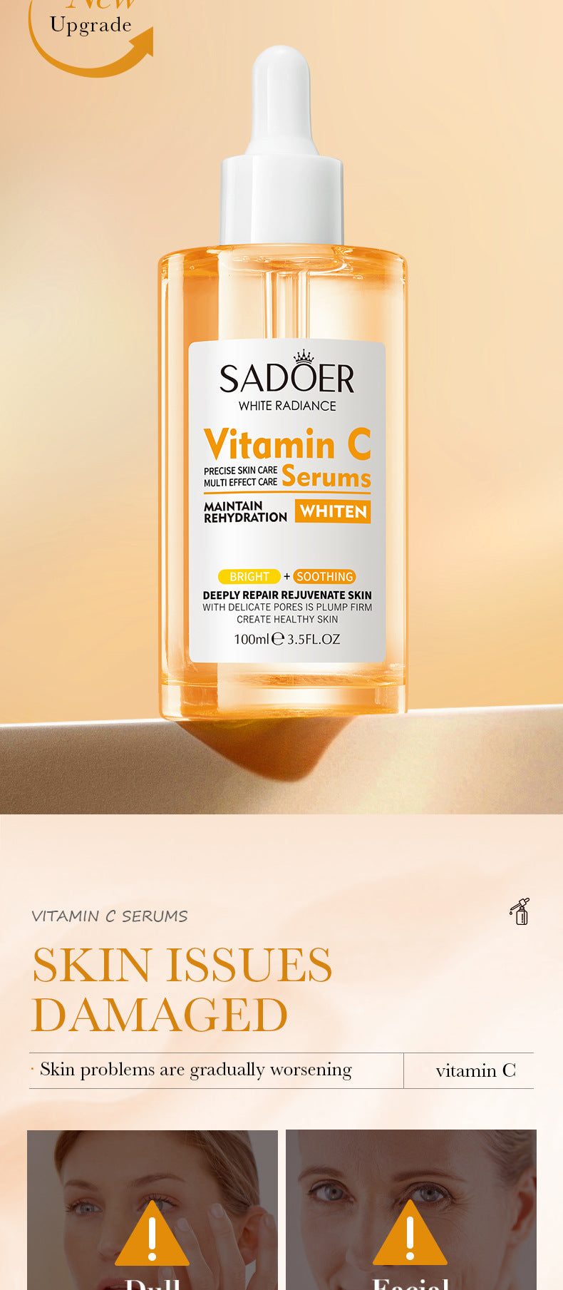 Full English Sakura Essence100ml SADOER Collagen elastic moisturizing essence  wholesale