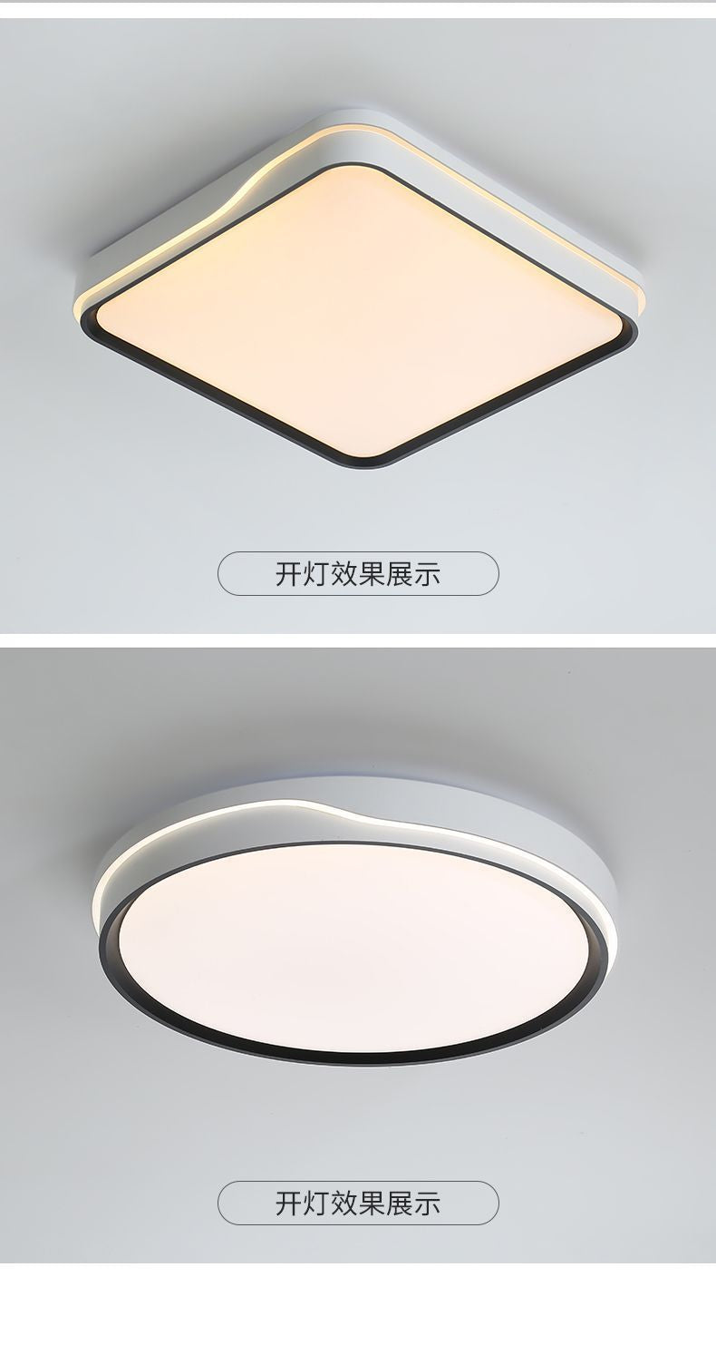 Full Spectrum Bedroom Lamp Cream Style Room Lamp Simple Modern Living Room led Eye Protection Ceiling Lamp Children's Room Lamp