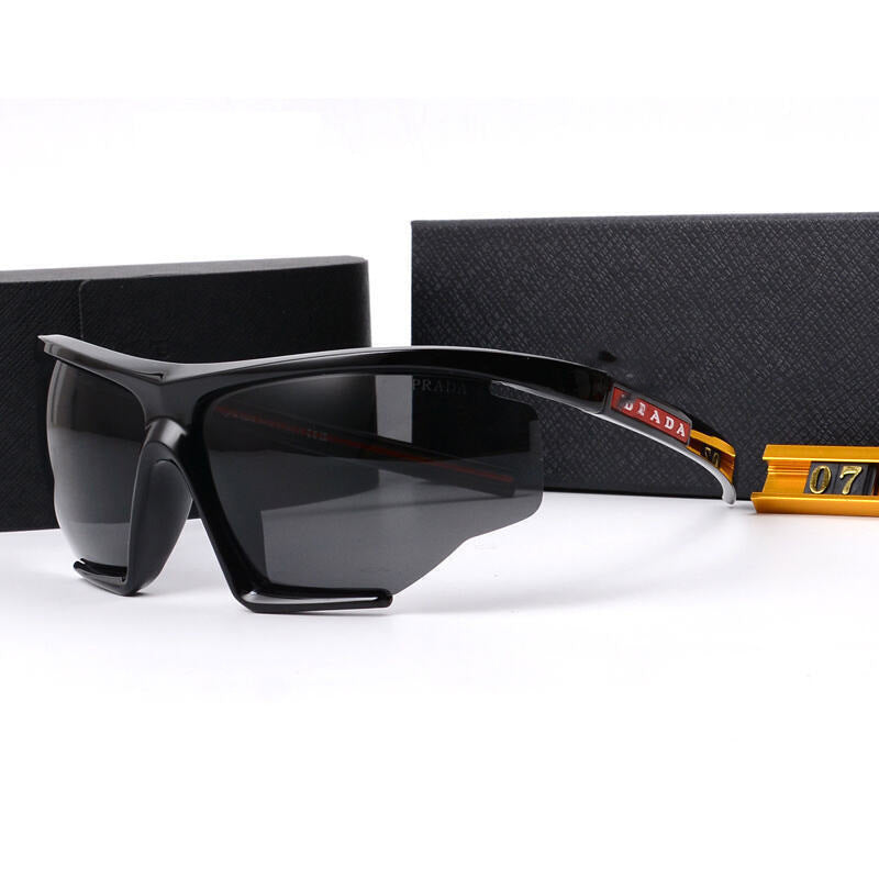 New p Home Sports Sunglasses European and American Internet Celebrity Driving UV Protection Cycling Windproof Goggles High-end Sunglasses