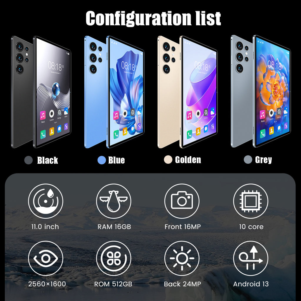 S23U Android Smart Tablet PC16+512G Large screen eye protection tablet manufacturer wholesale price in stock