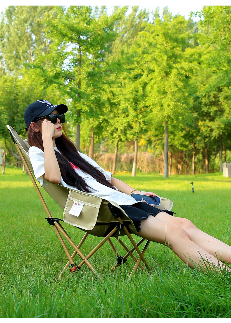 Three-position Adjustable Moon Chair51x46x91