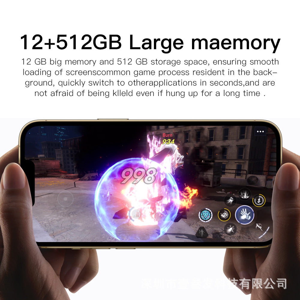 I15 Pro Max Popular2+16G 6.53Large Screen All-in-One Computer Factory5G New Mobile Phone