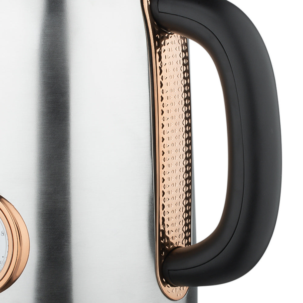 RAF European Standard Electric Kettle Stainless Steel Temperature Display Anti-scald Anti-dry Boil Water Kettle2L Automatic Power off