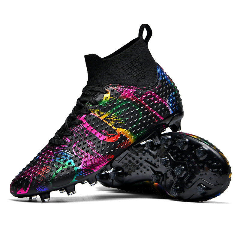 Assassin15Men's Football Shoes for Primary and Secondary School Students and Teenagers AG Spike tf Broken Nail Adult Competition Training Shoes