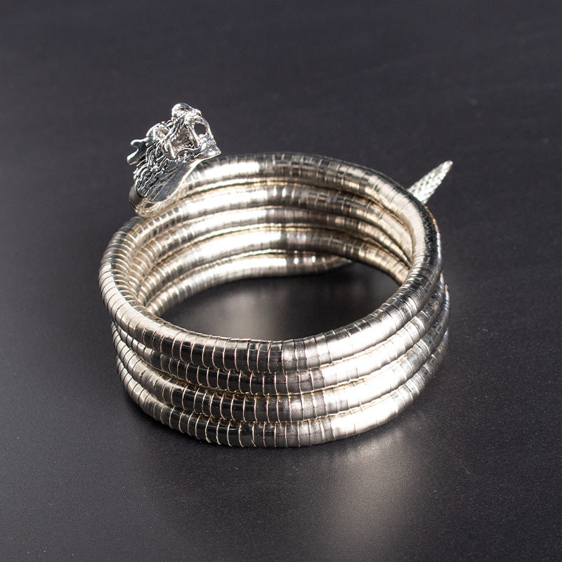 Men's New Necklace Women's Versatile High-end European and American Style Jewelry ins Minimalist Snake Bone Chain Snake Necklace