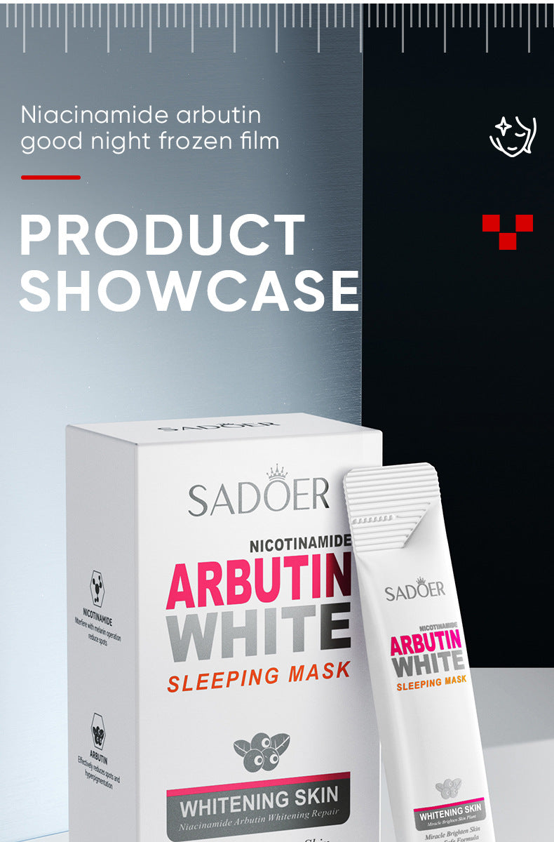 Full English Niacinamide Arbutin Set SADOER Whitening, hydrating, and moisturizing skincare products  wholesale